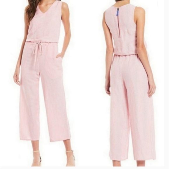 Joules Pants & Jumpsuits Joules Linen Blend Angela Sleeveless